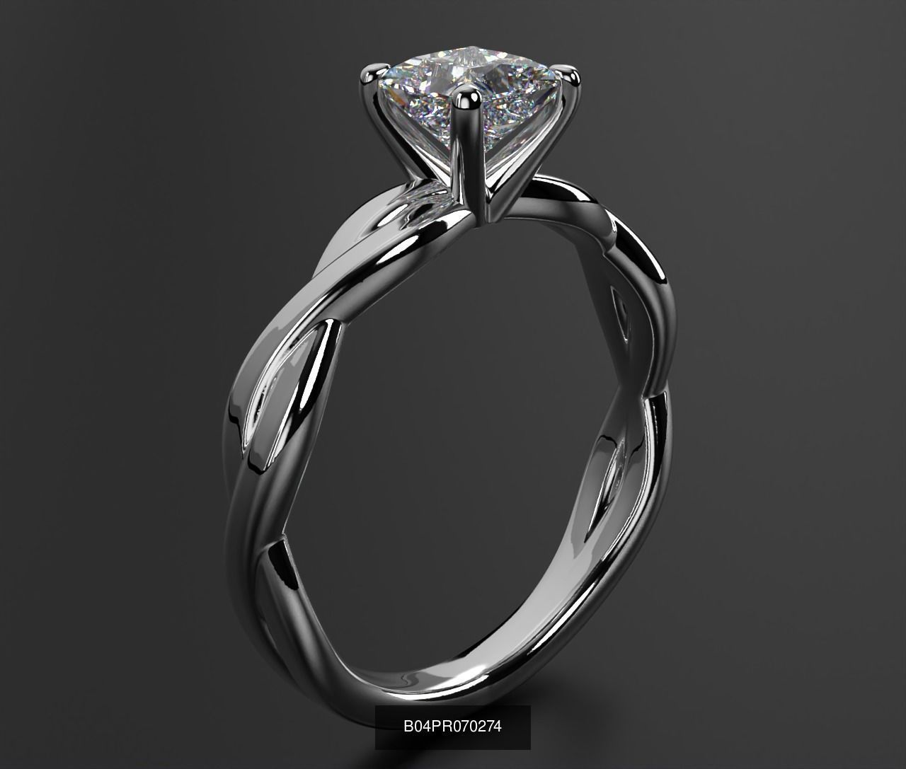 2024 B04 1-500 Engagement Rings 3D Model Collection-451 Files _189