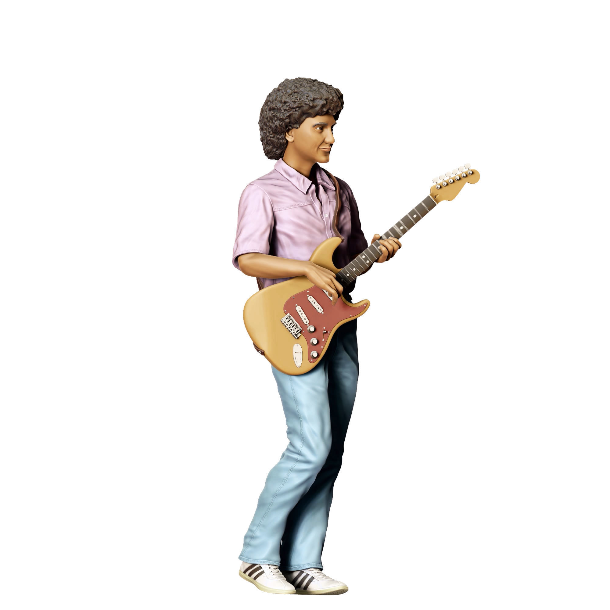 N3 Queen music band John Deacon 3D print model_3