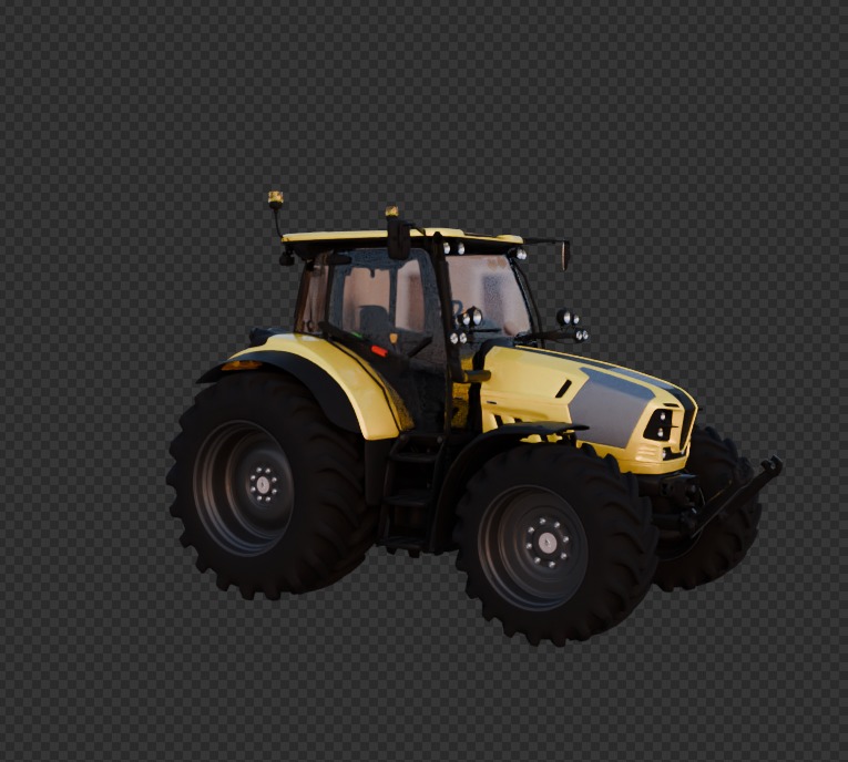 Tractor 3D model_7