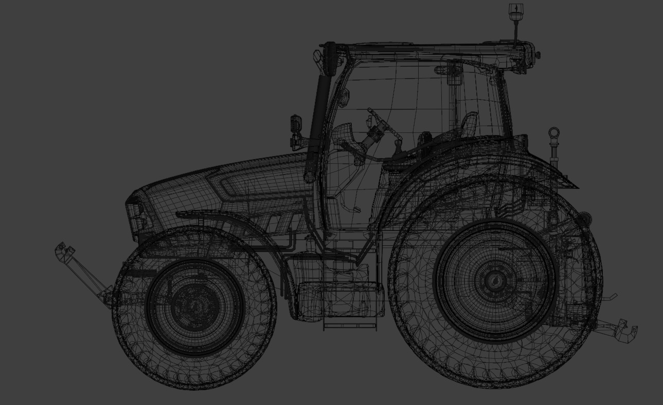 Tractor 3D model_9