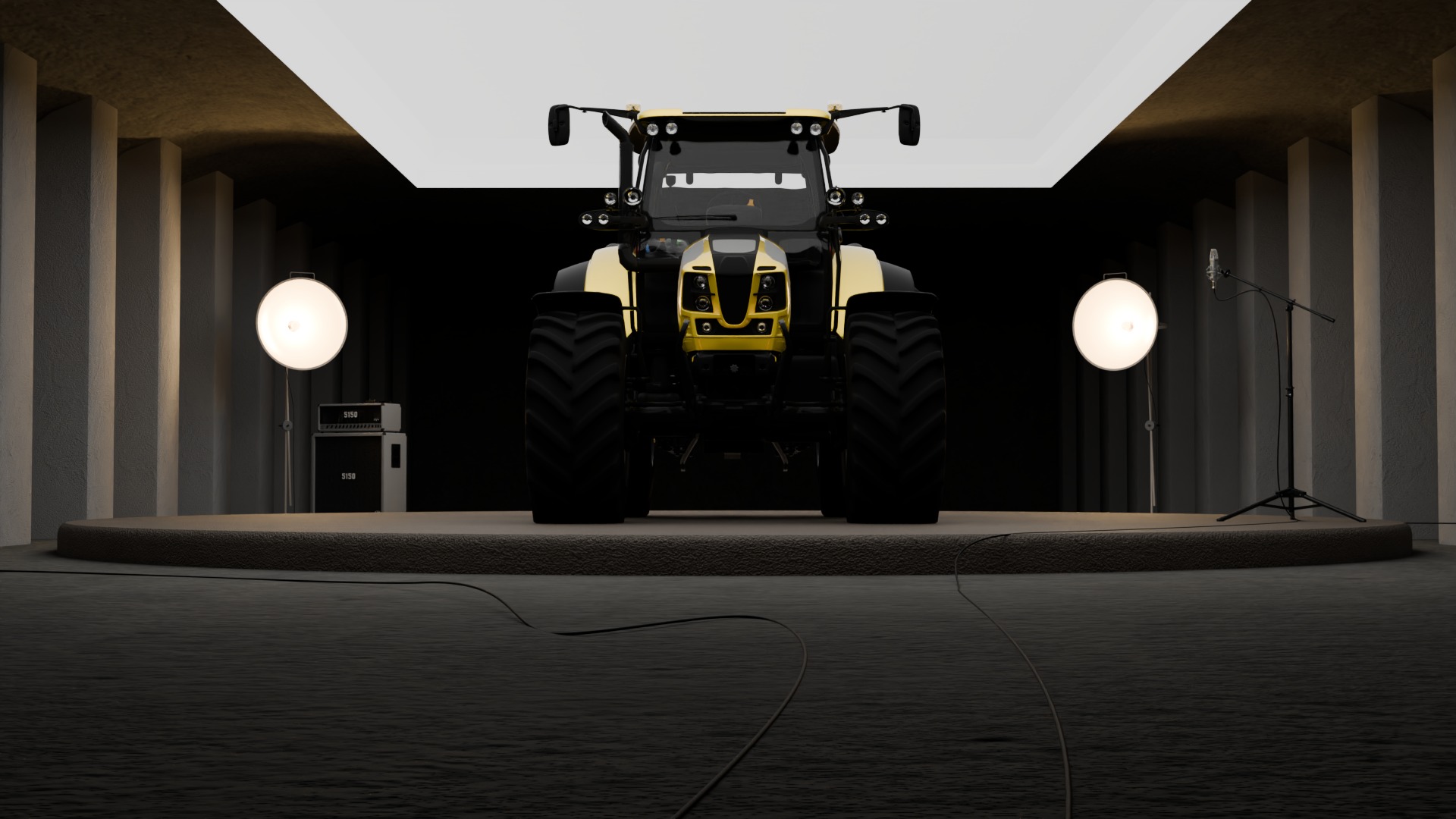 Tractor 3D model_2