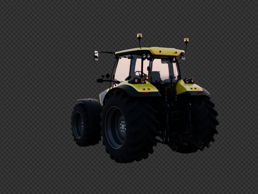Tractor 3D model_5