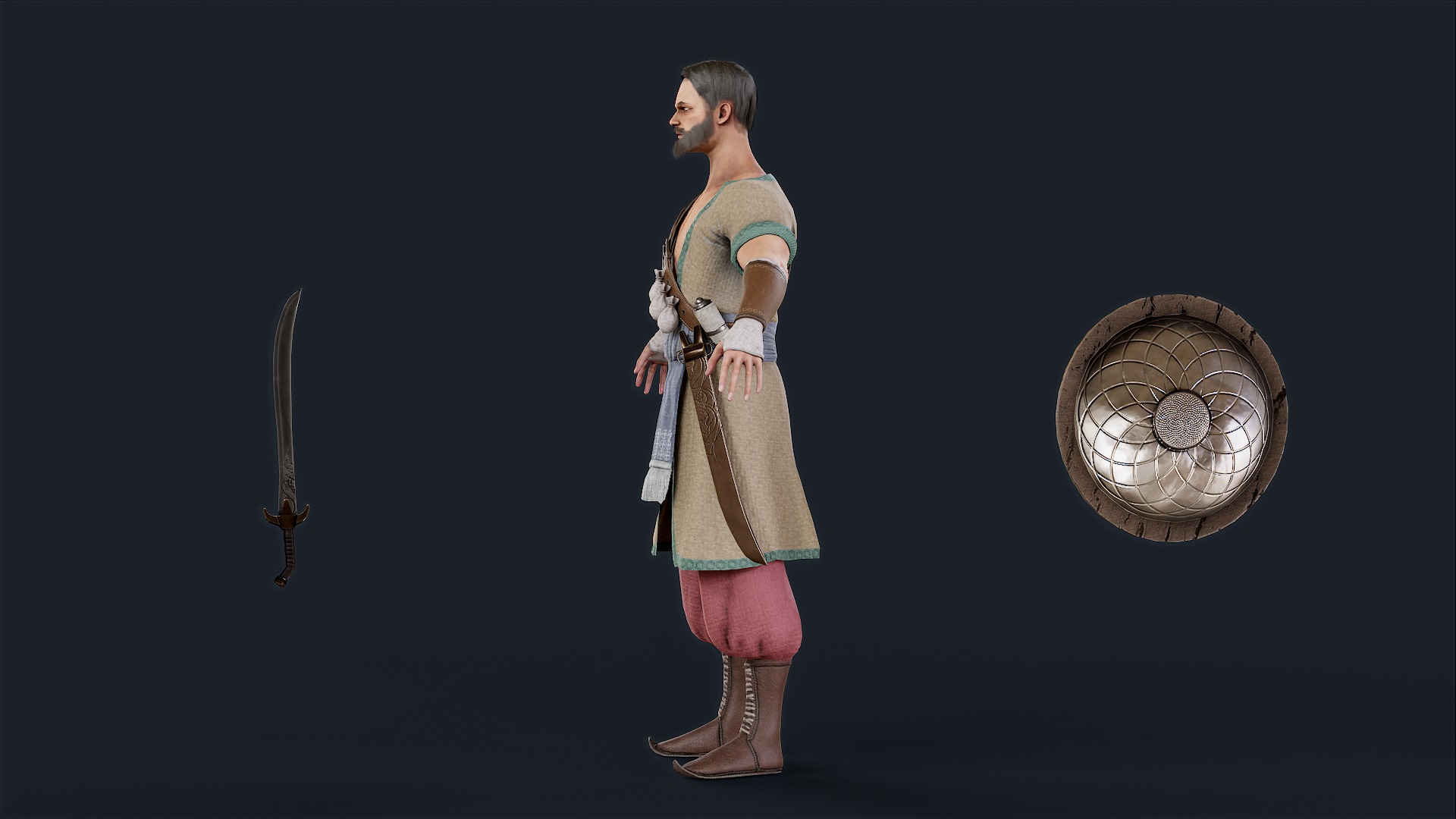 PERSIAN R 5  Low-poly 3D model_9