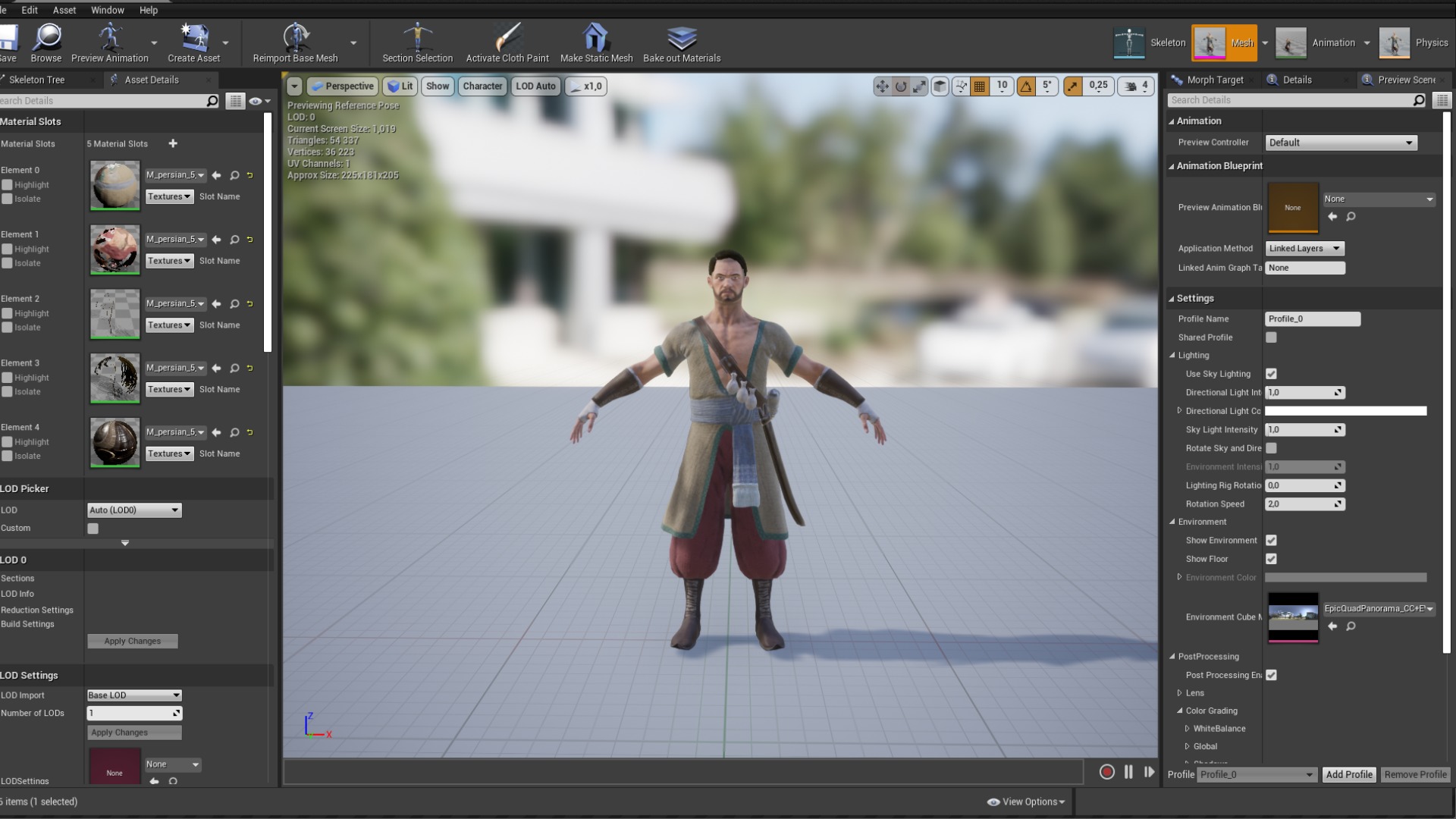 PERSIAN R 5  Low-poly 3D model_16