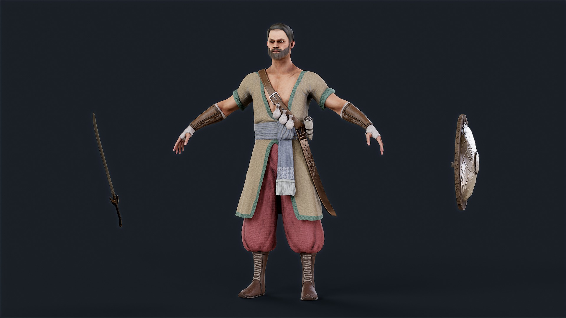 PERSIAN R 5  Low-poly 3D model_10