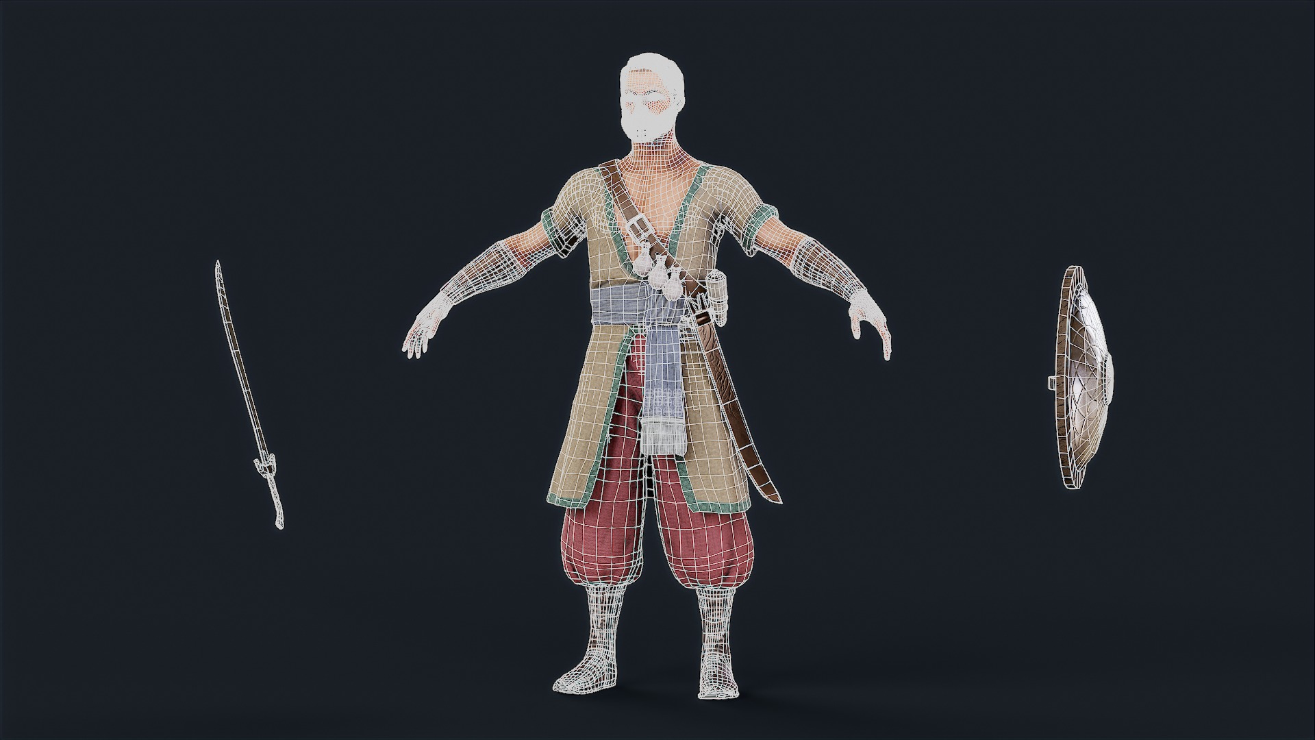 PERSIAN R 5  Low-poly 3D model_13