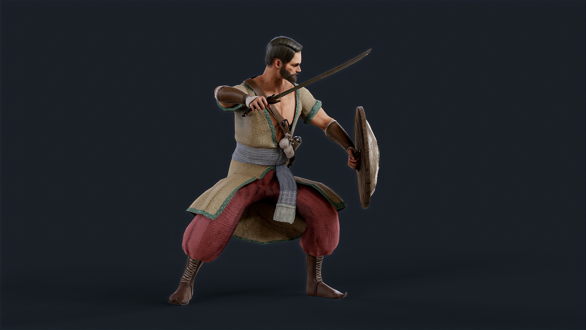 PERSIAN R 5  Low-poly 3D model_5