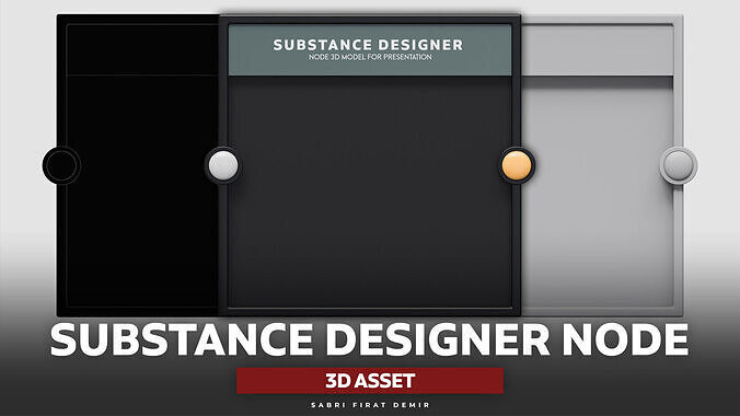 Substance Designer Node 3D Model Texture