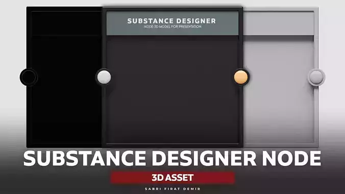 Substance Designer Node 3D Model