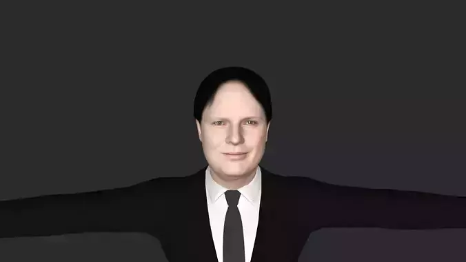 Dwight Schrute Hyper Realistic Full Body Fully Rigged Character