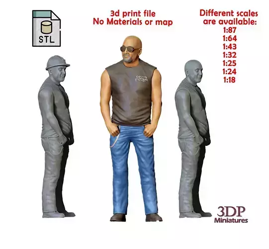 N2 Counting Cars Kevin Mack 3D print model