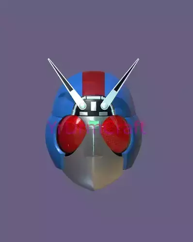 Kamen rider black RX bio helmet  3D print model