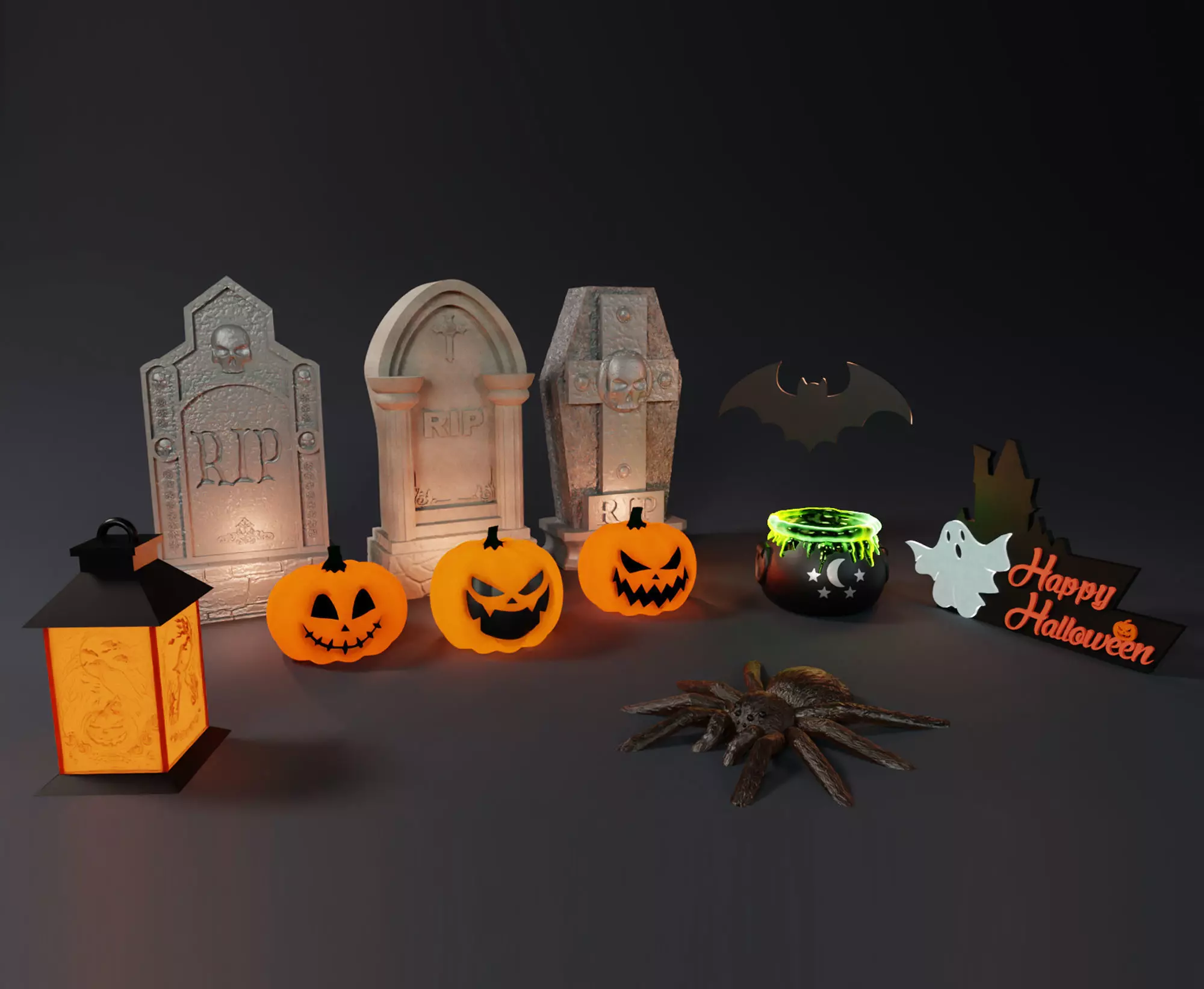 Ultimate Halloween Pack 3D print model_0