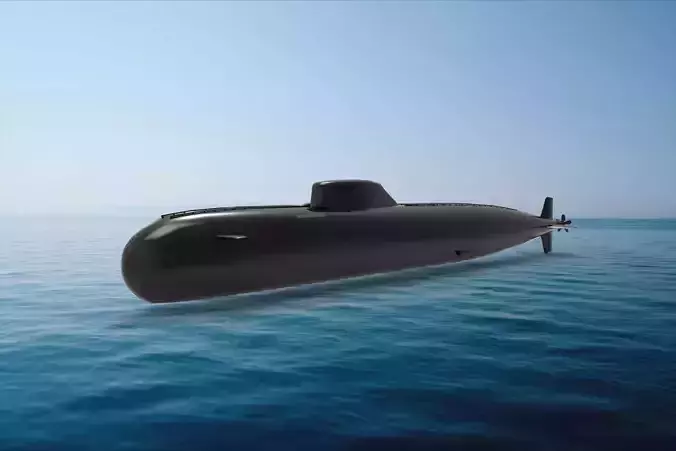 Charlie-class submarine 3D model