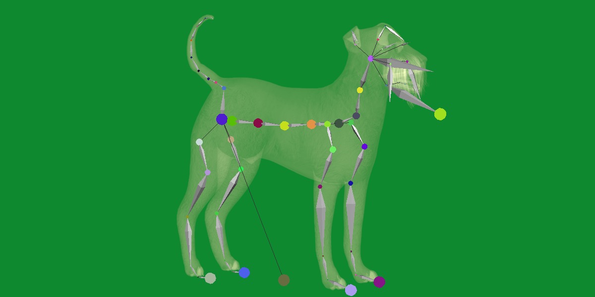 Airedale Terrier Dog Low-poly 3D model_31