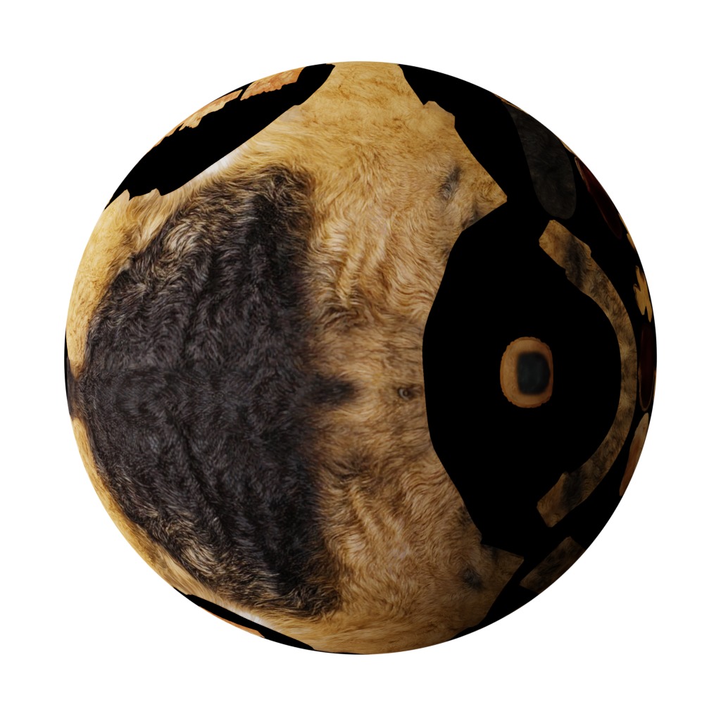 Airedale Terrier Dog Low-poly 3D model_4