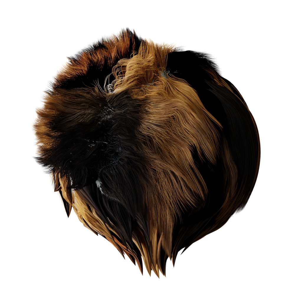 Airedale Terrier Dog Low-poly 3D model_5