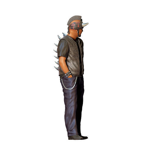 N4 Counting Cars Horny Mike 3D print model 5