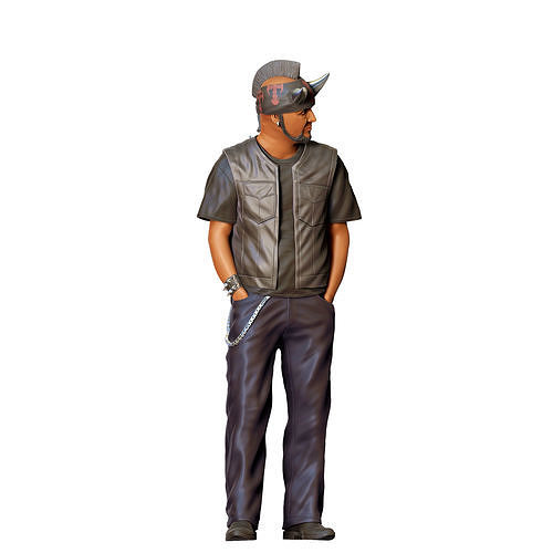 N4 Counting Cars Horny Mike 3D print model 2