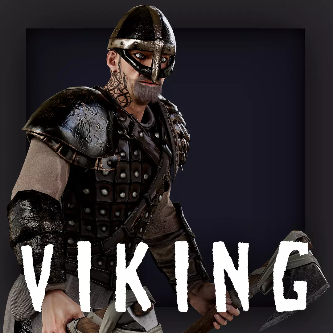 VIKING R 2 BERSERKER Low-poly 3D model_0