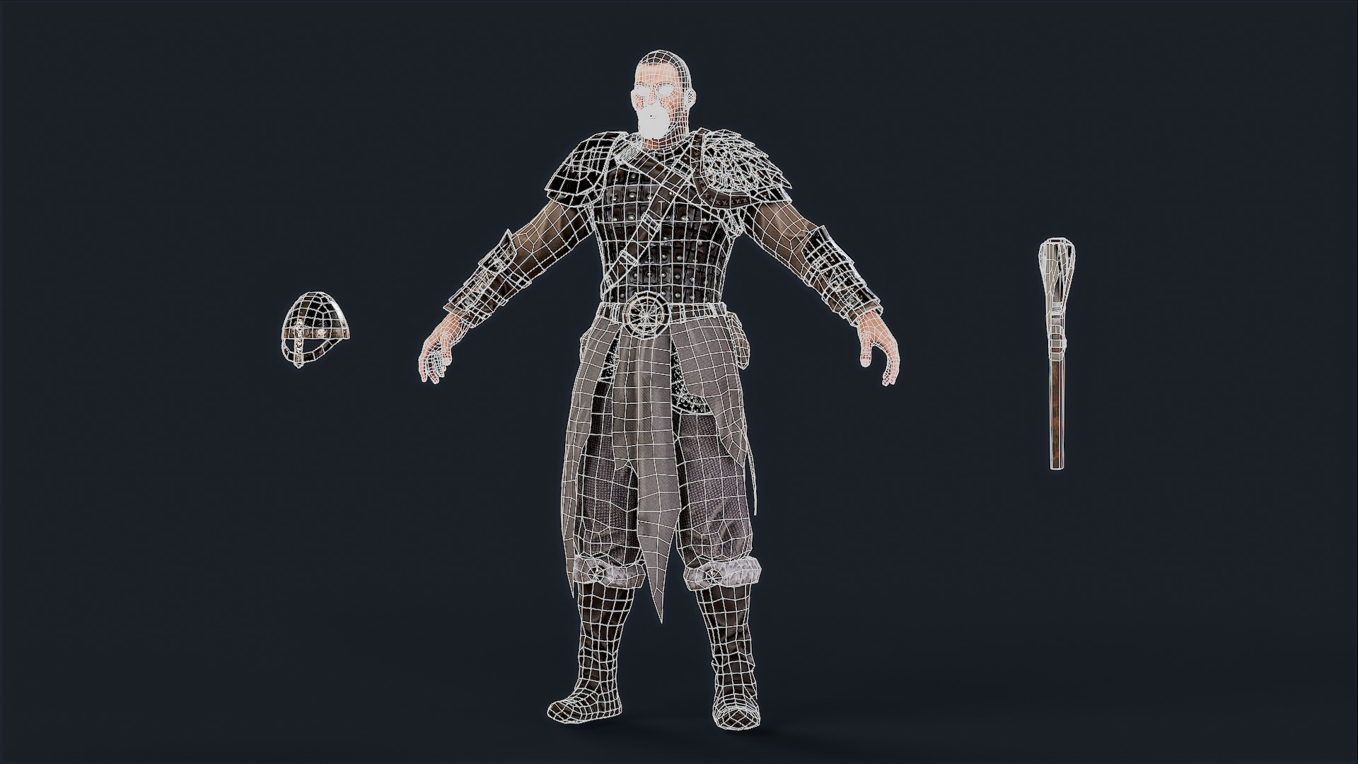 VIKING R 2 BERSERKER Low-poly 3D model_11