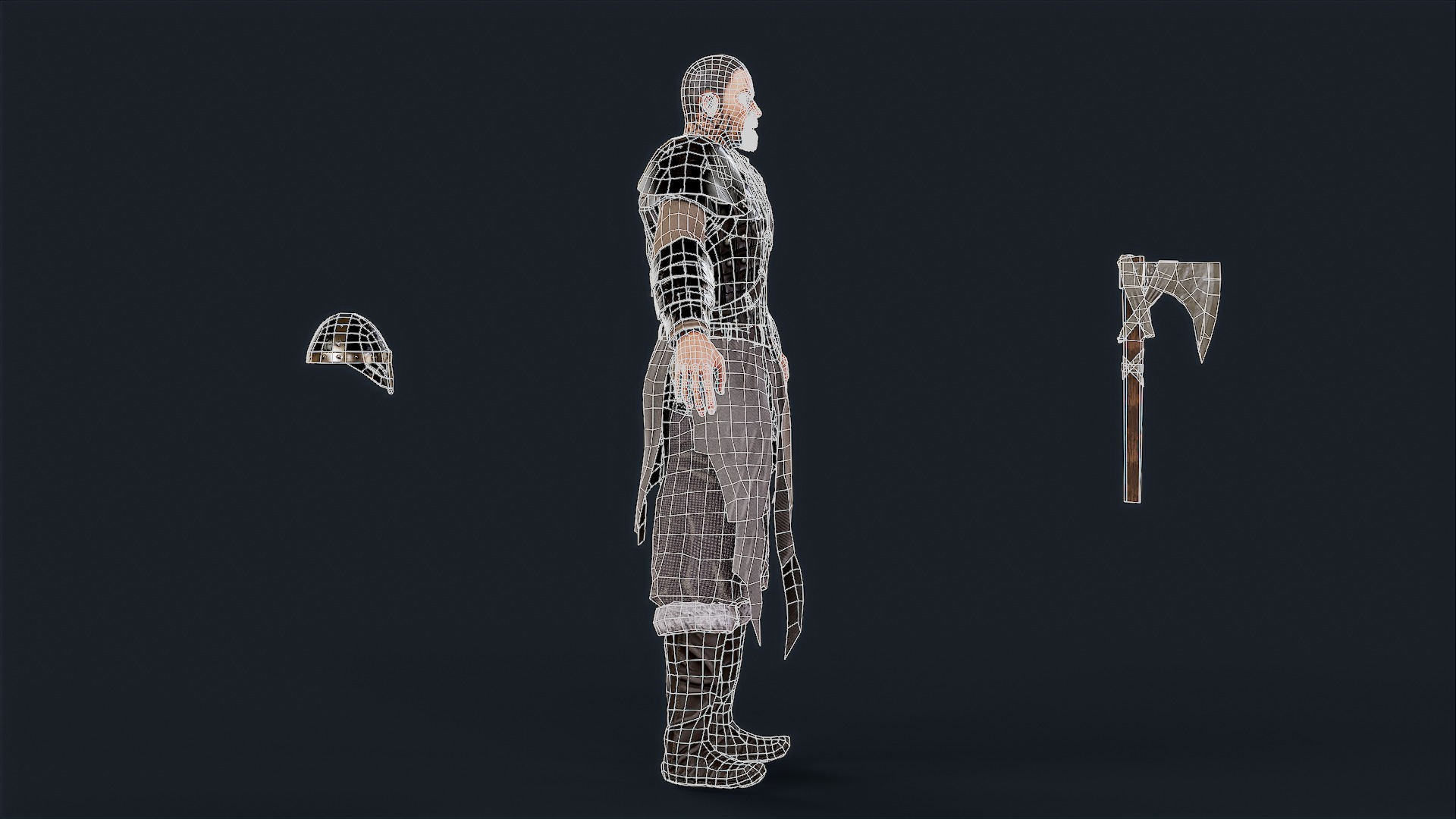 VIKING R 2 BERSERKER Low-poly 3D model_10