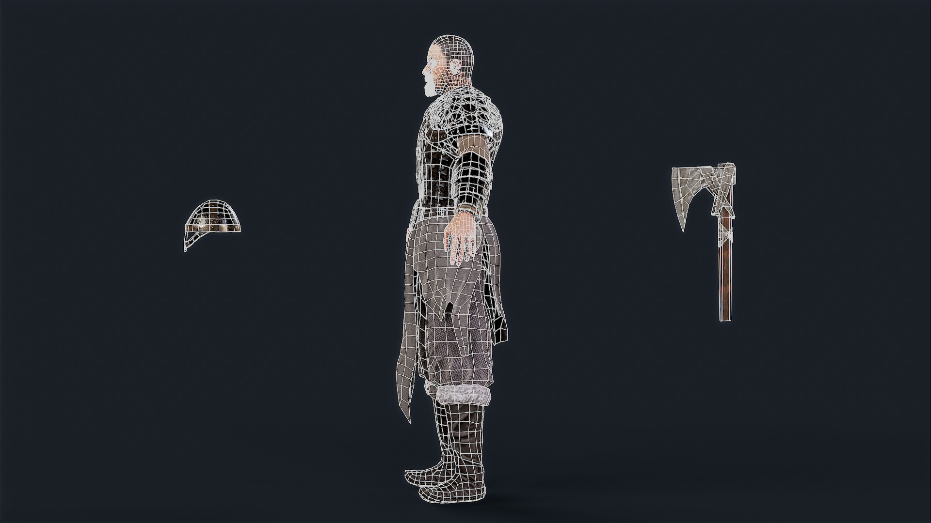 VIKING R 2 BERSERKER Low-poly 3D model_13