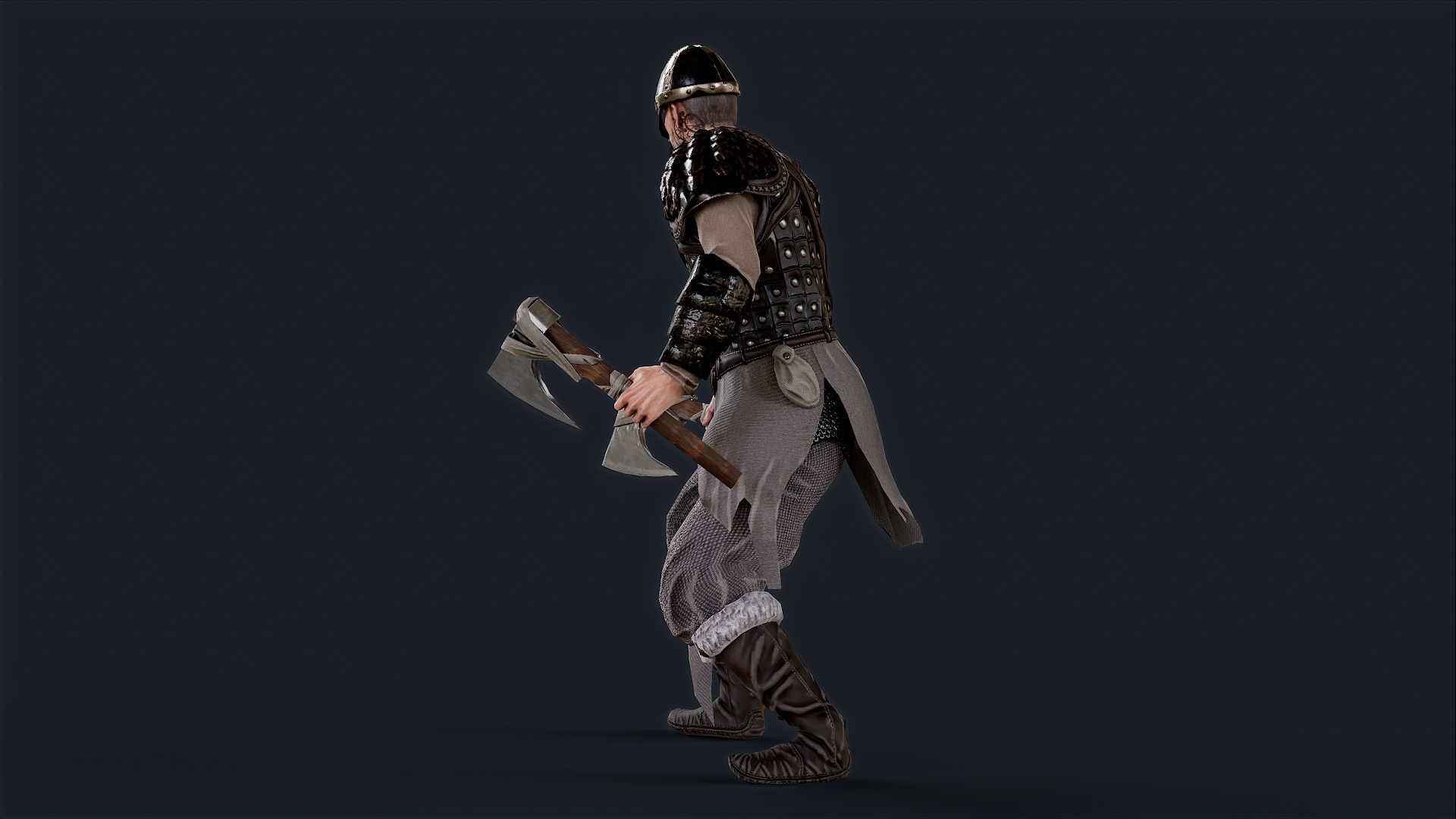 VIKING R 2 BERSERKER Low-poly 3D model_3