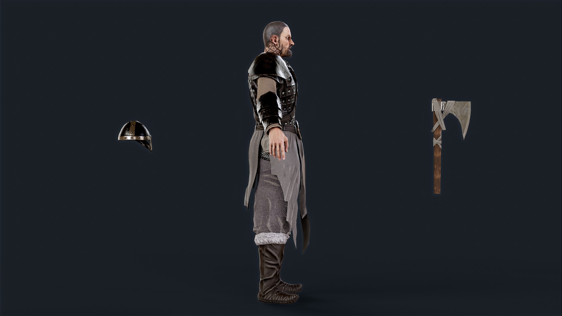 VIKING R 2 BERSERKER Low-poly 3D model_8