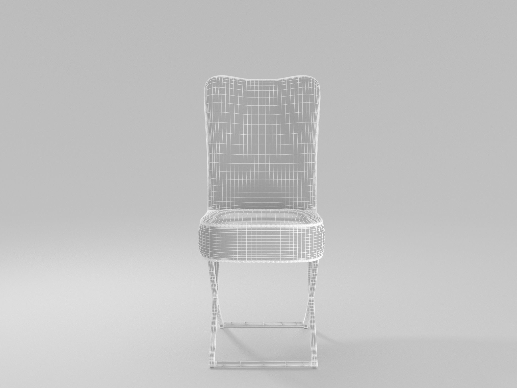 Dinning chair 3D model_13
