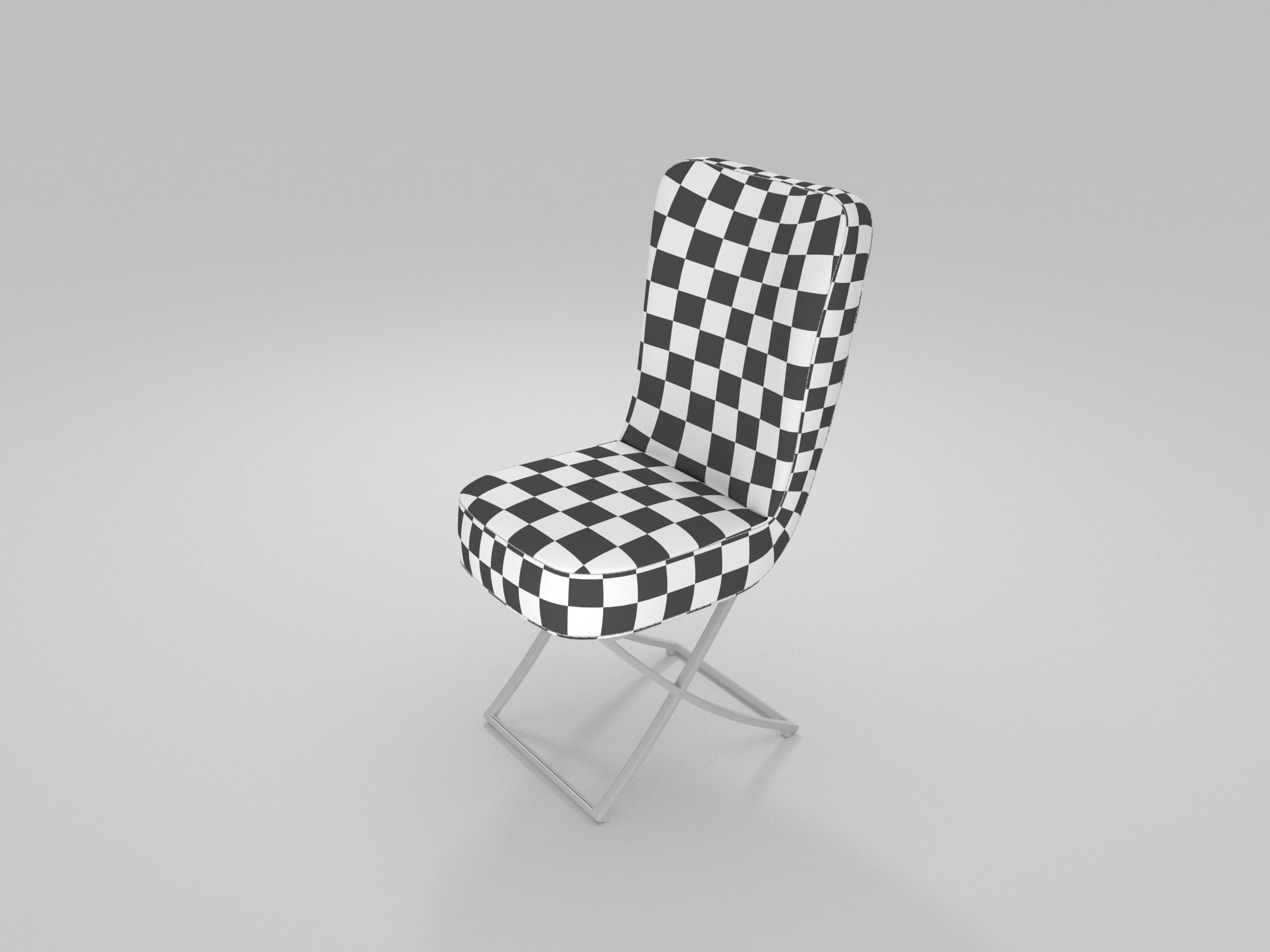 Dinning chair 3D model_5