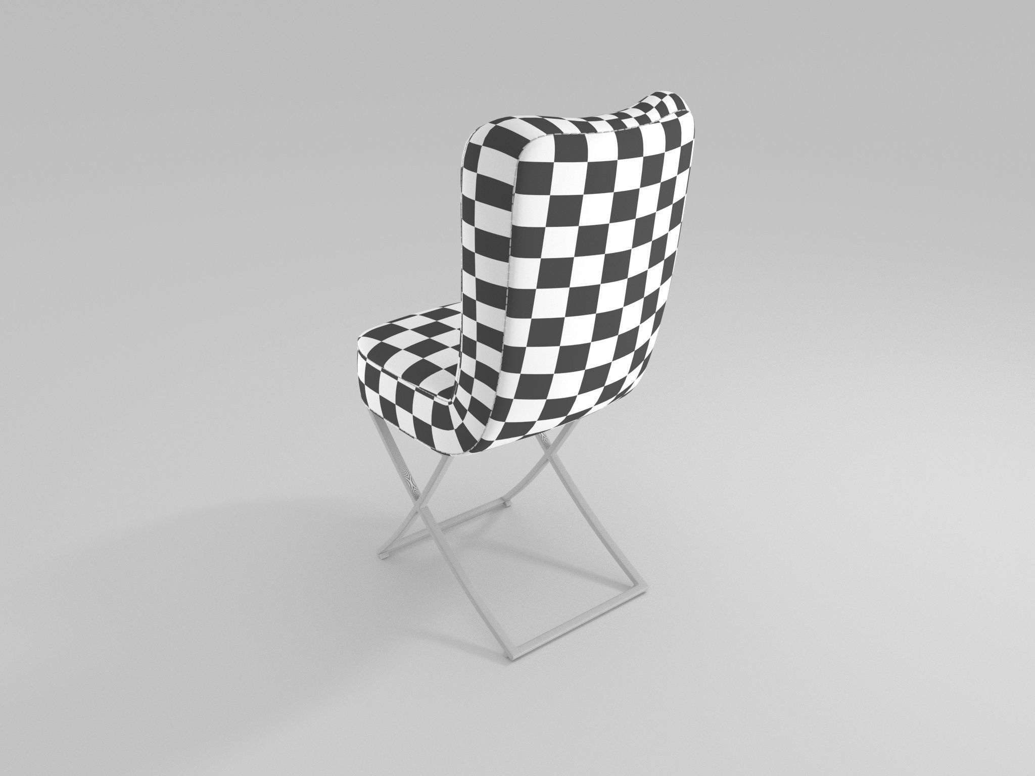 Dinning chair 3D model_8