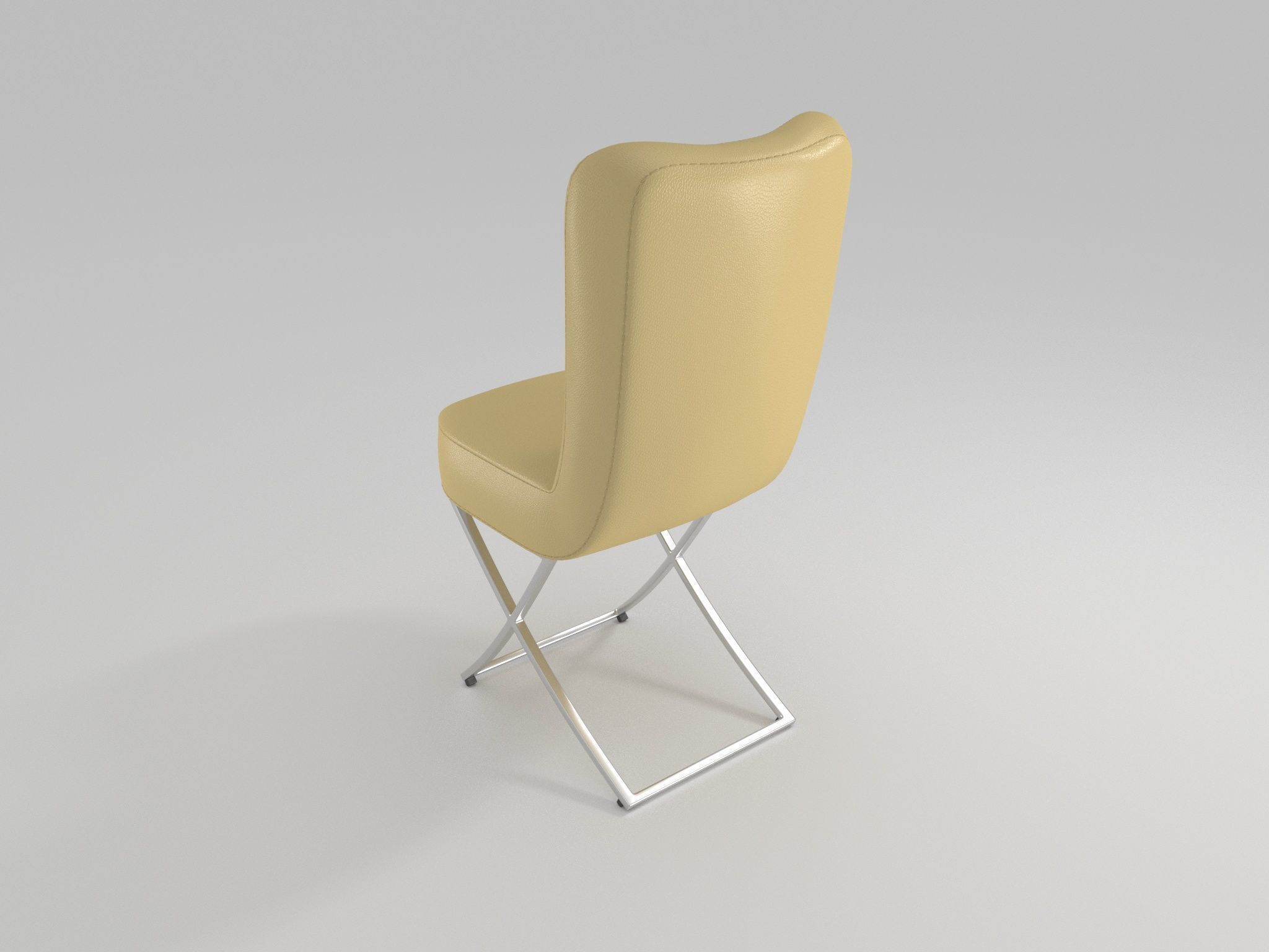Dinning chair 3D model_6