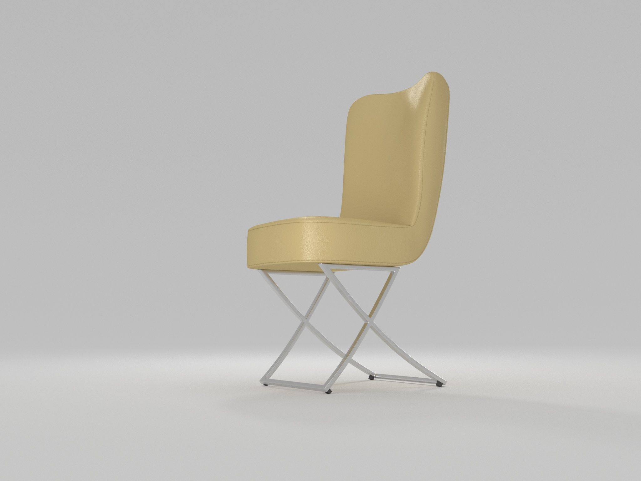 Dinning chair 3D model_9