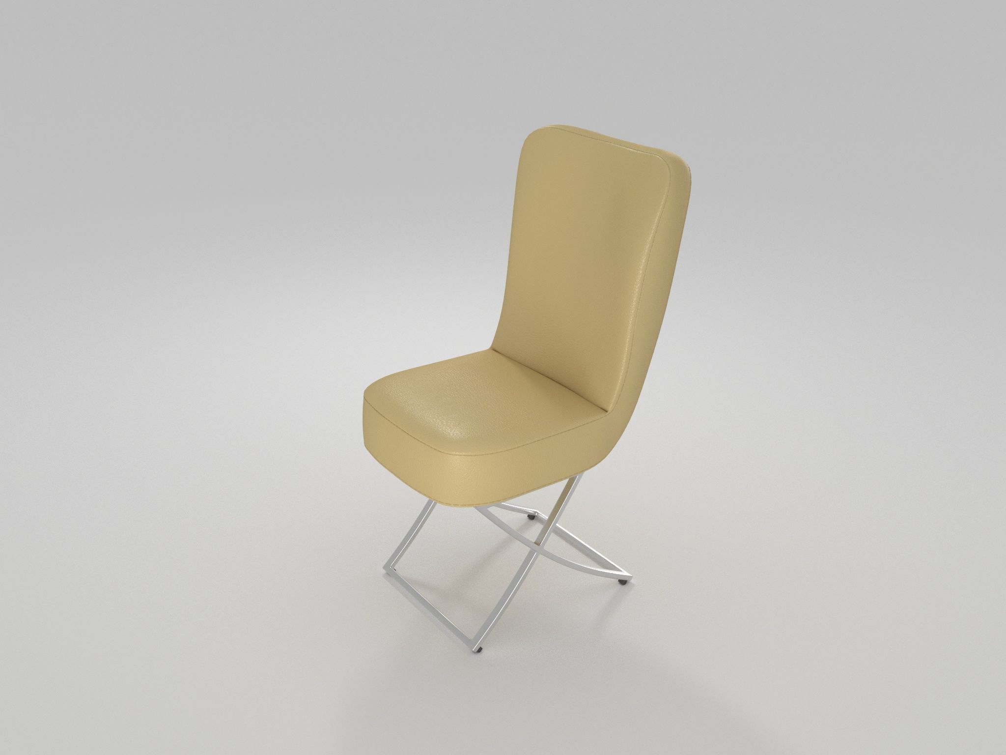 Dinning chair 3D model_3