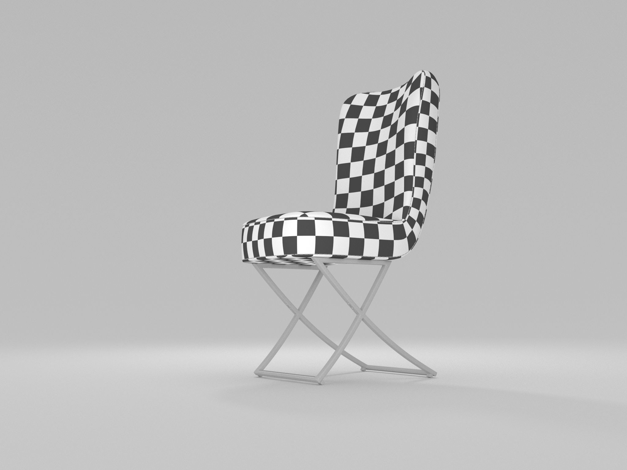Dinning chair 3D model_11