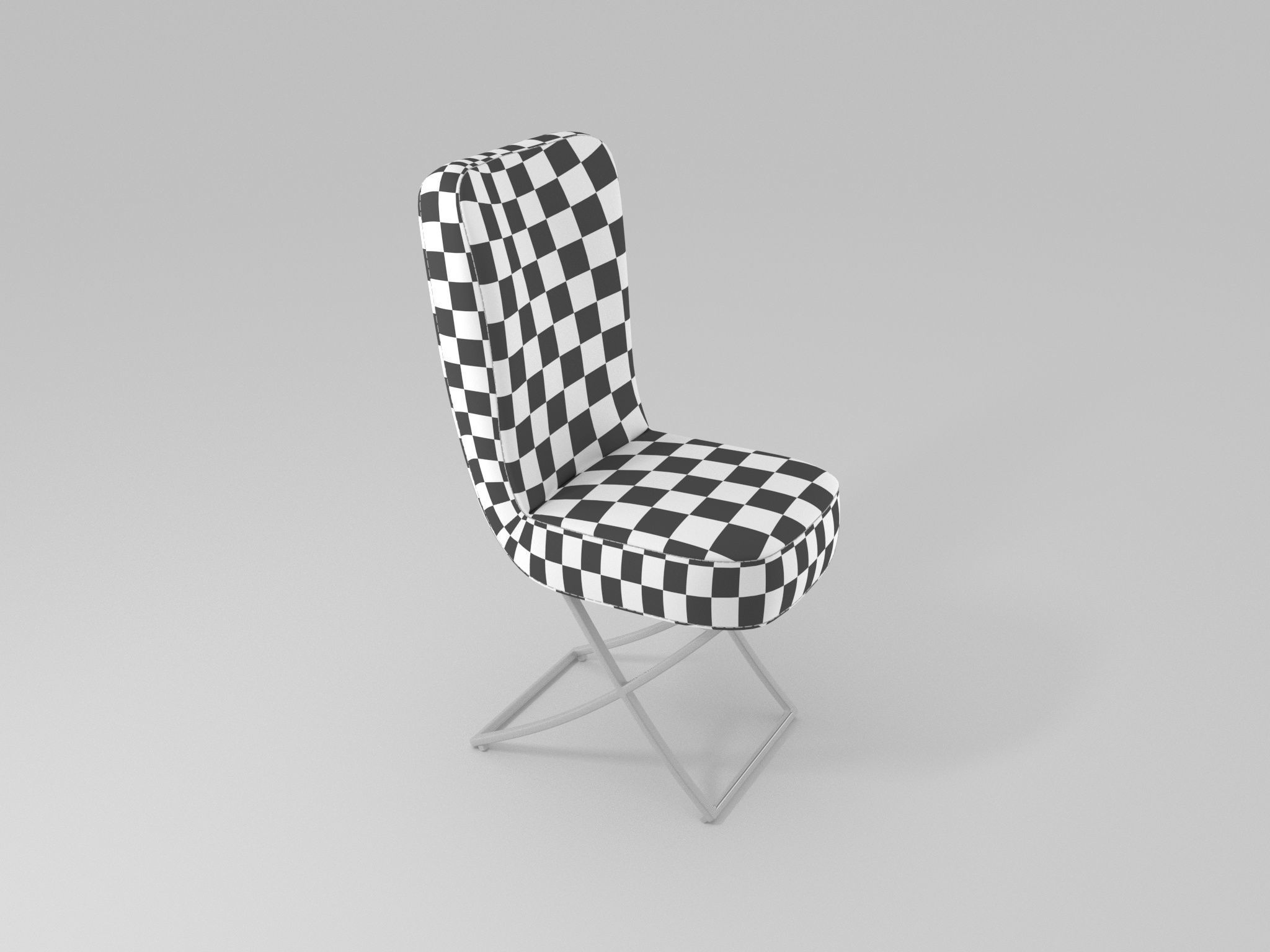 Dinning chair 3D model_2