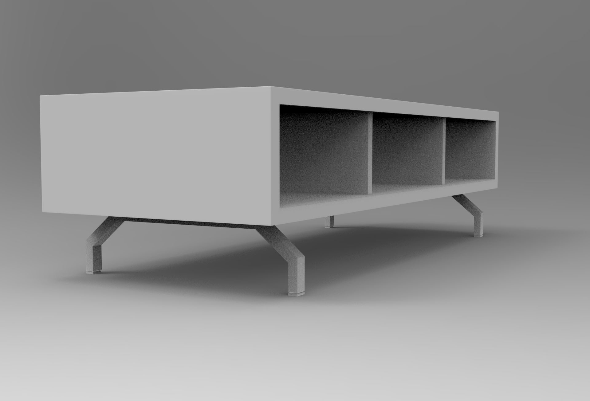 Zory Coffee Table Low-poly 3D model_7
