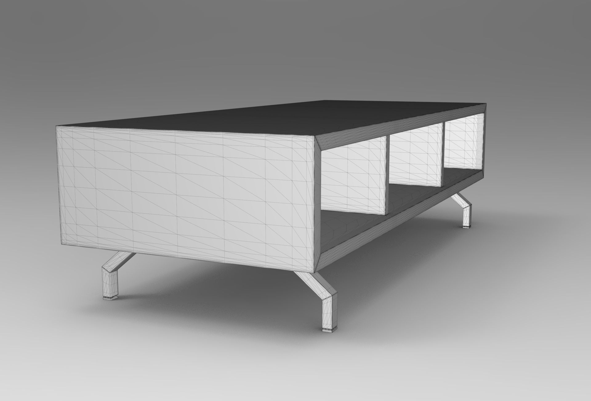 Zory Coffee Table Low-poly 3D model_6