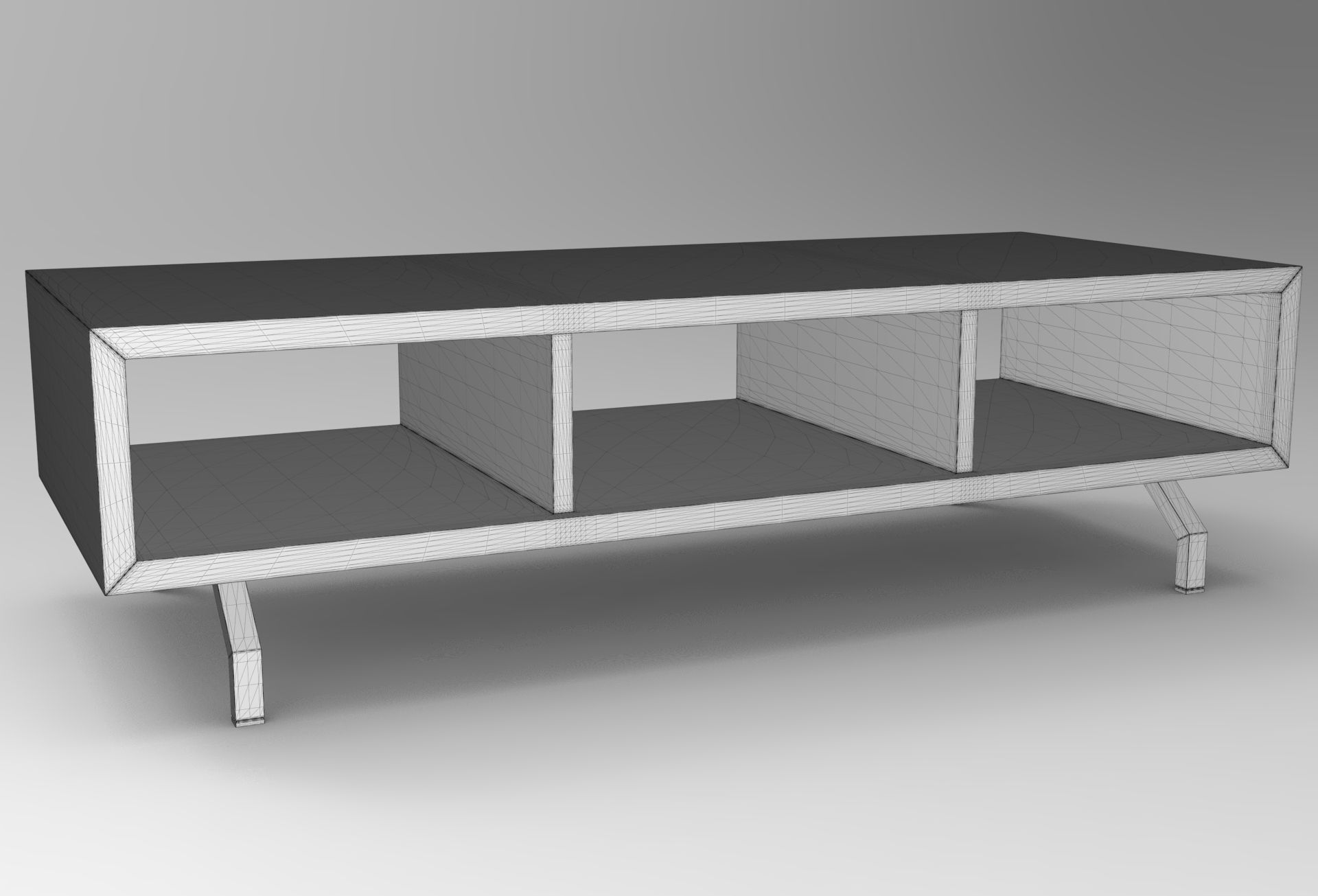 Zory Coffee Table Low-poly 3D model_5