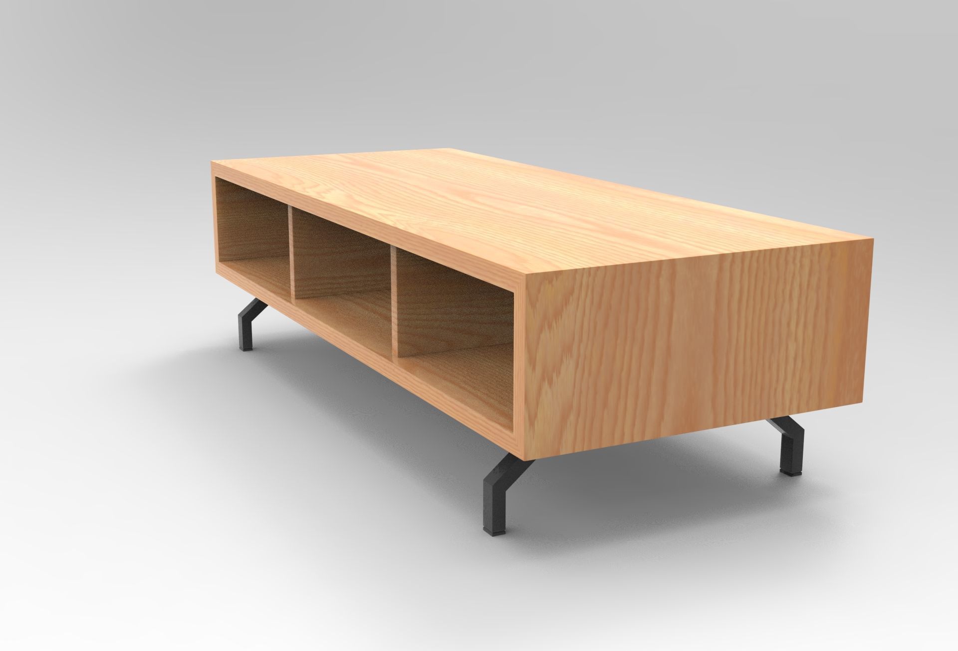 Zory Coffee Table Low-poly 3D model_1