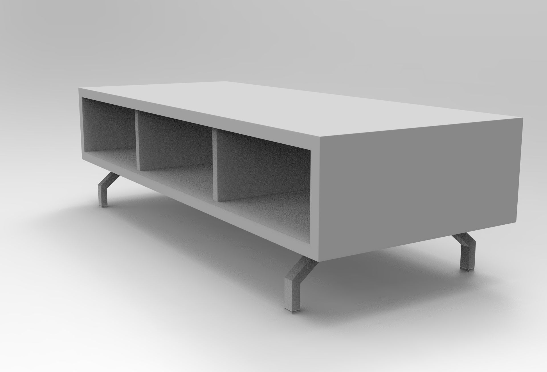 Zory Coffee Table Low-poly 3D model_8
