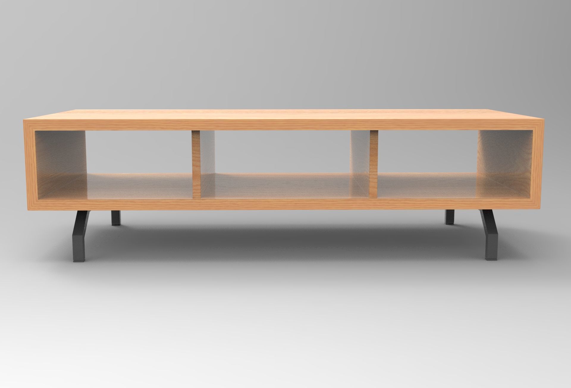 Zory Coffee Table Low-poly 3D model_2