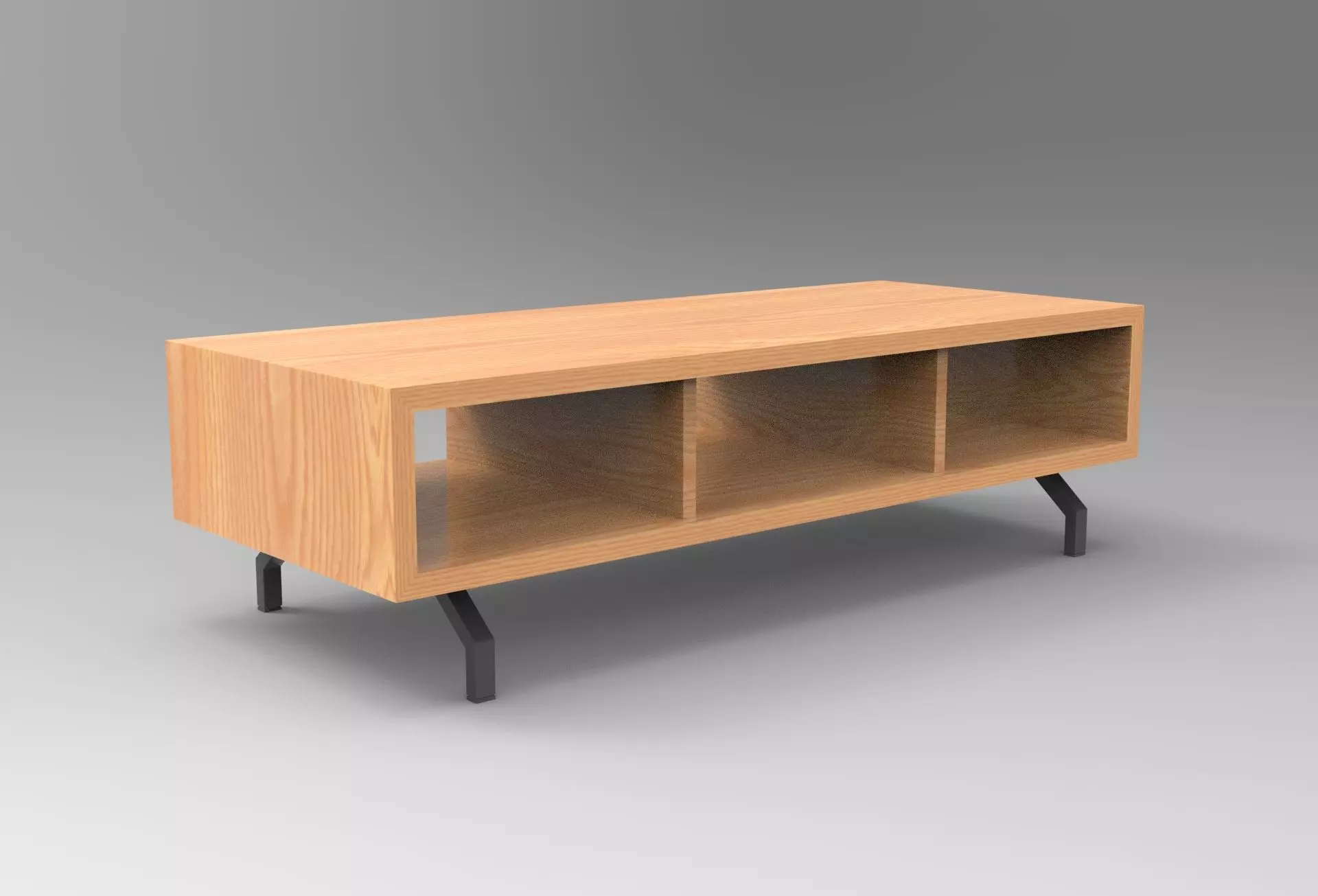 Zory Coffee Table Low-poly 3D model_0