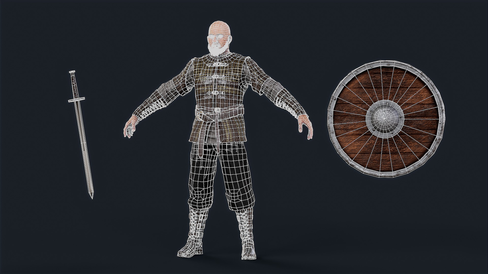 VIKING R 4  Low-poly 3D model_13