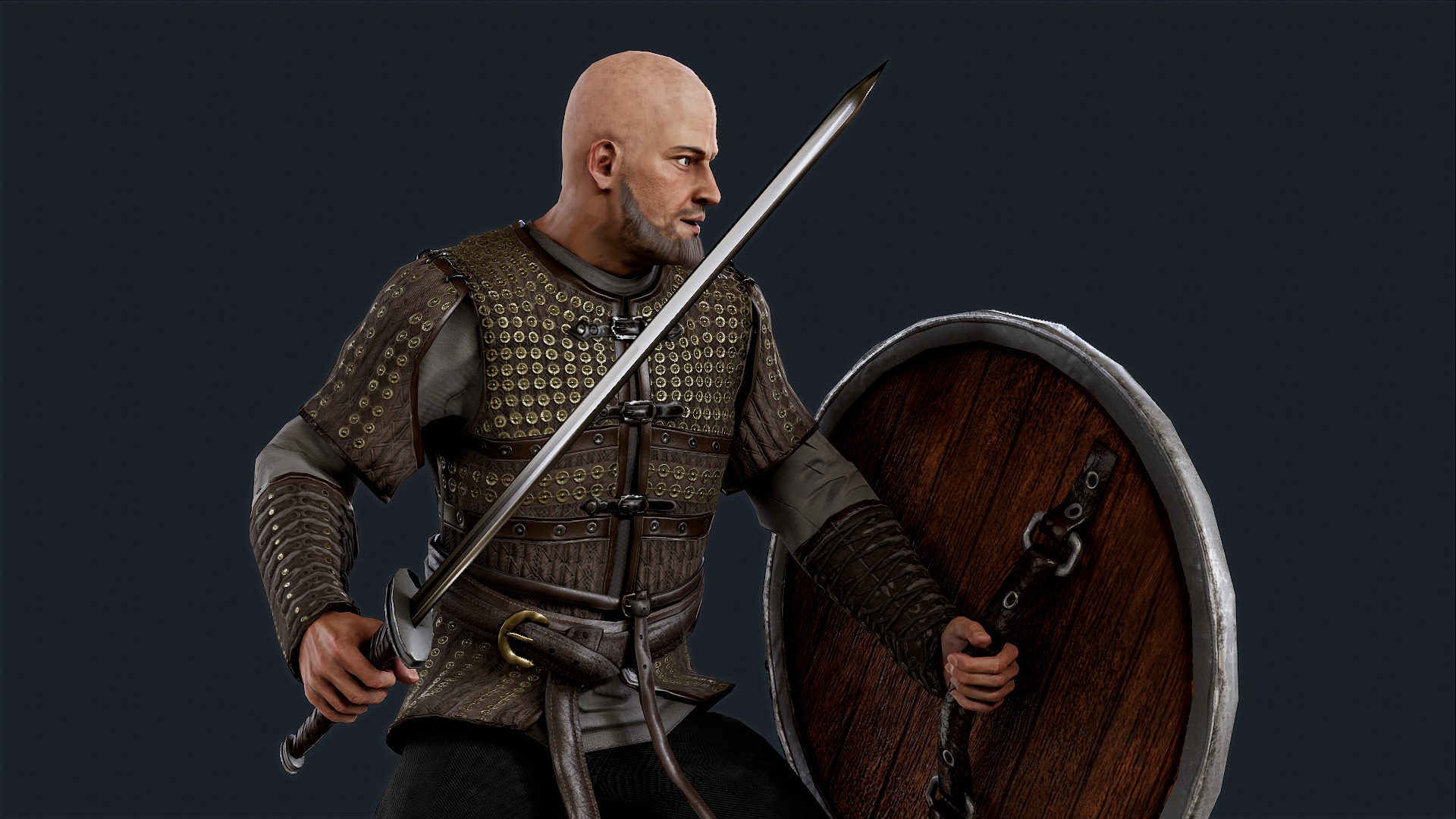 VIKING R 4  Low-poly 3D model_2