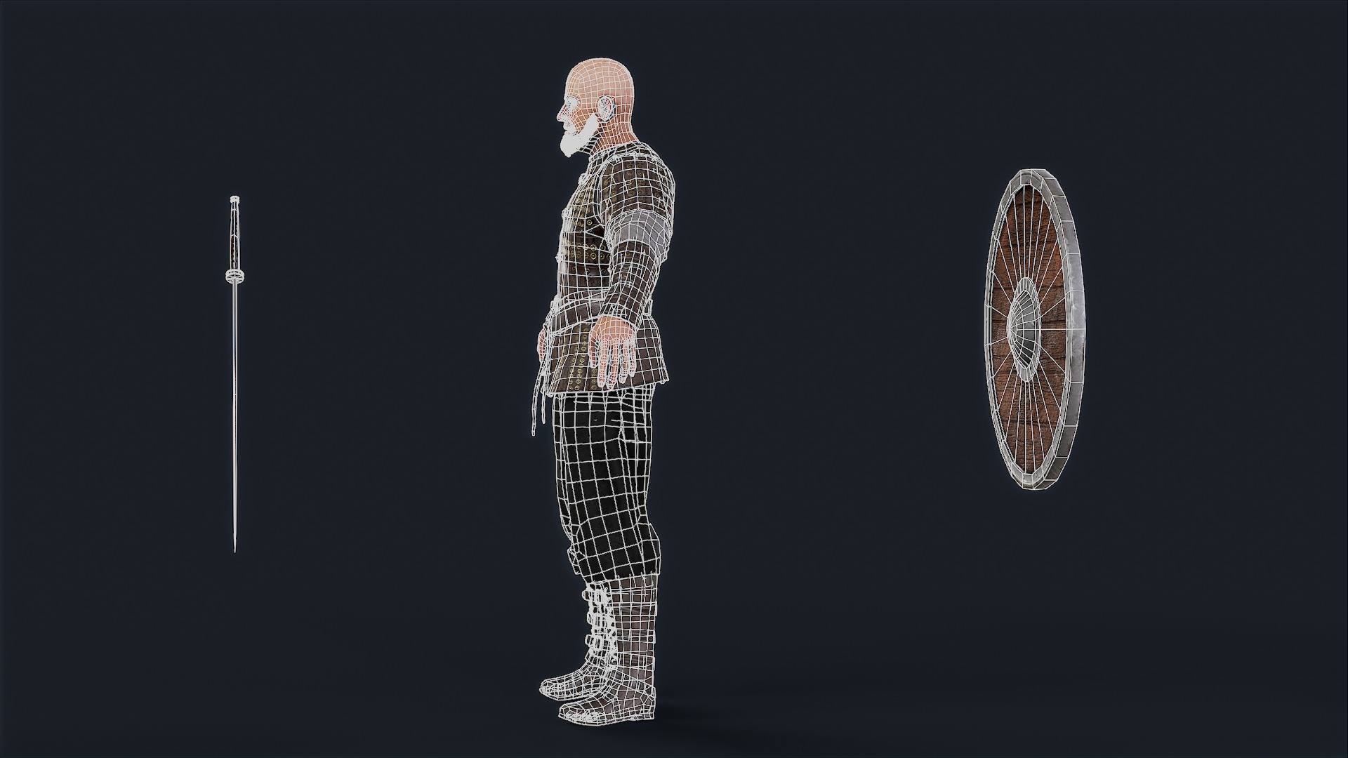 VIKING R 4  Low-poly 3D model_10