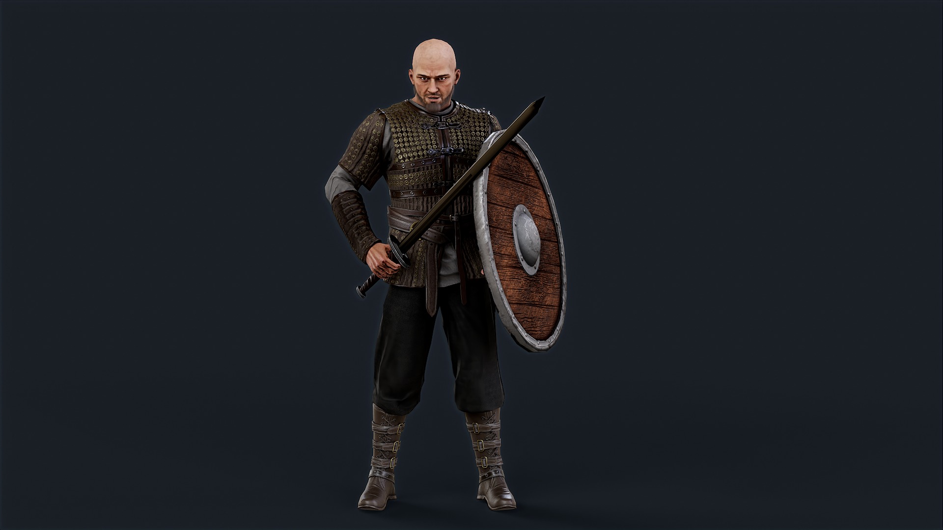 VIKING R 4  Low-poly 3D model_4