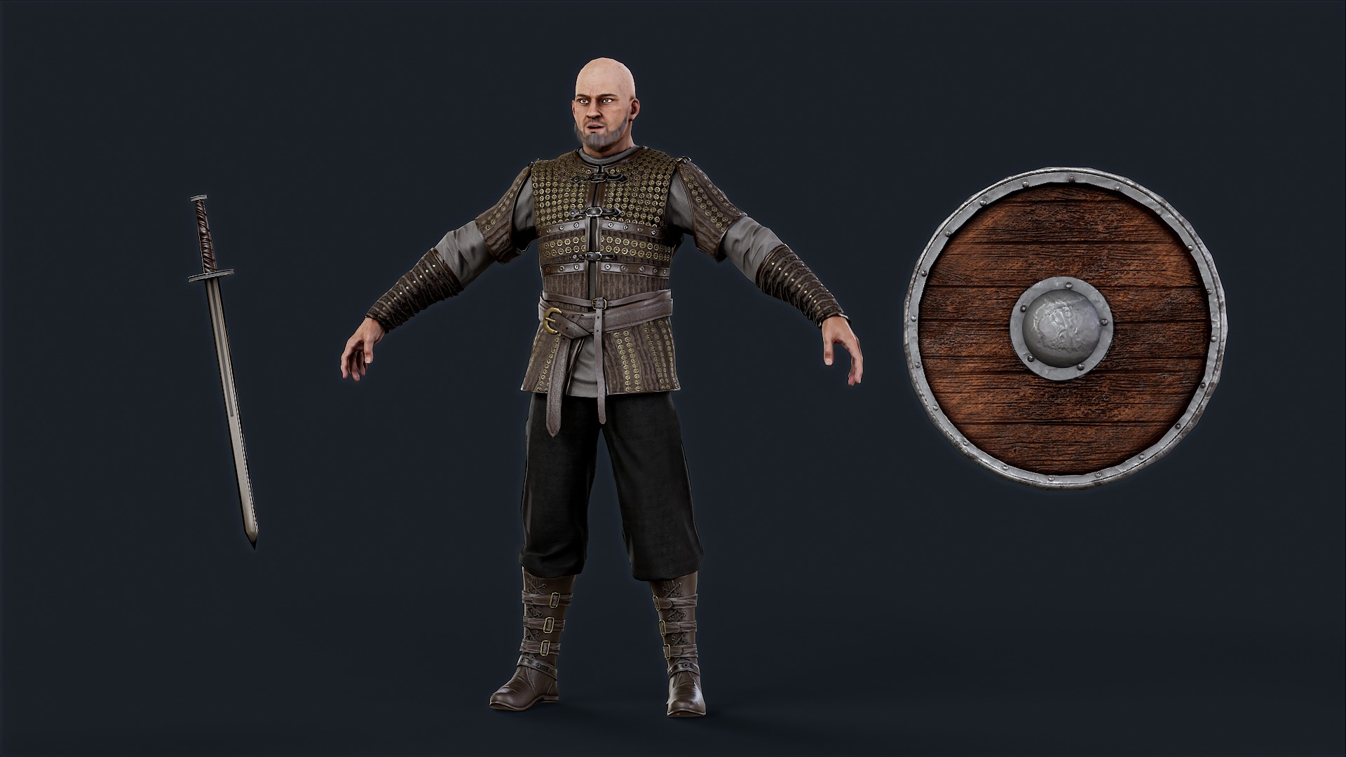 VIKING R 4  Low-poly 3D model_8