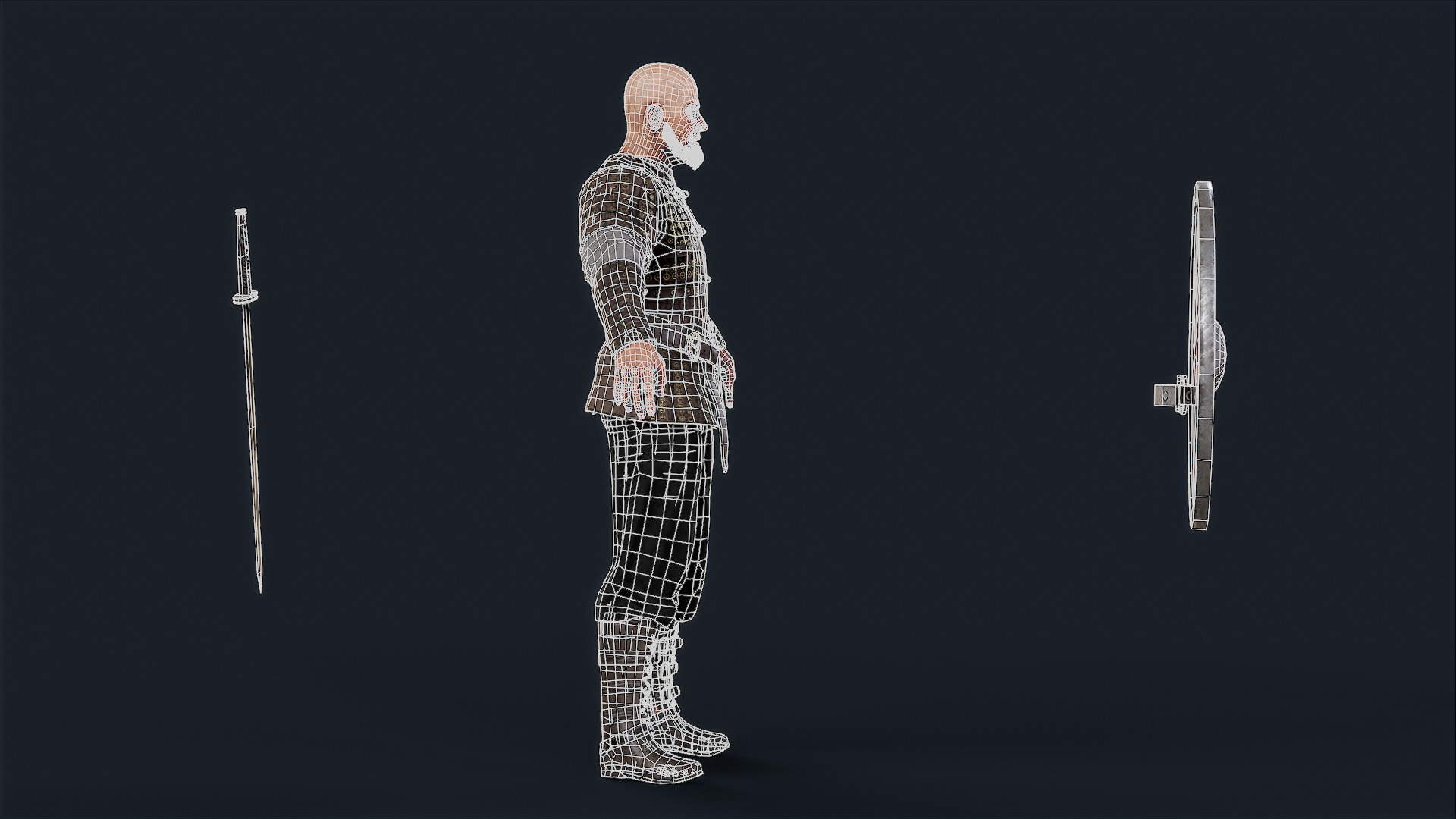 VIKING R 4  Low-poly 3D model_12